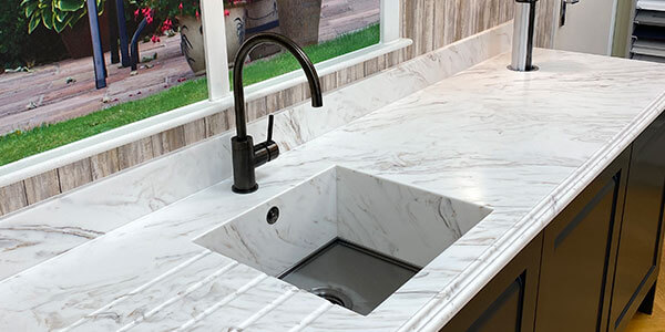 marble veins kitchen countertop 2